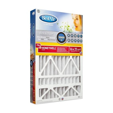 Honeywell 16x25x4 Pleated Air Filter HW1625-13R